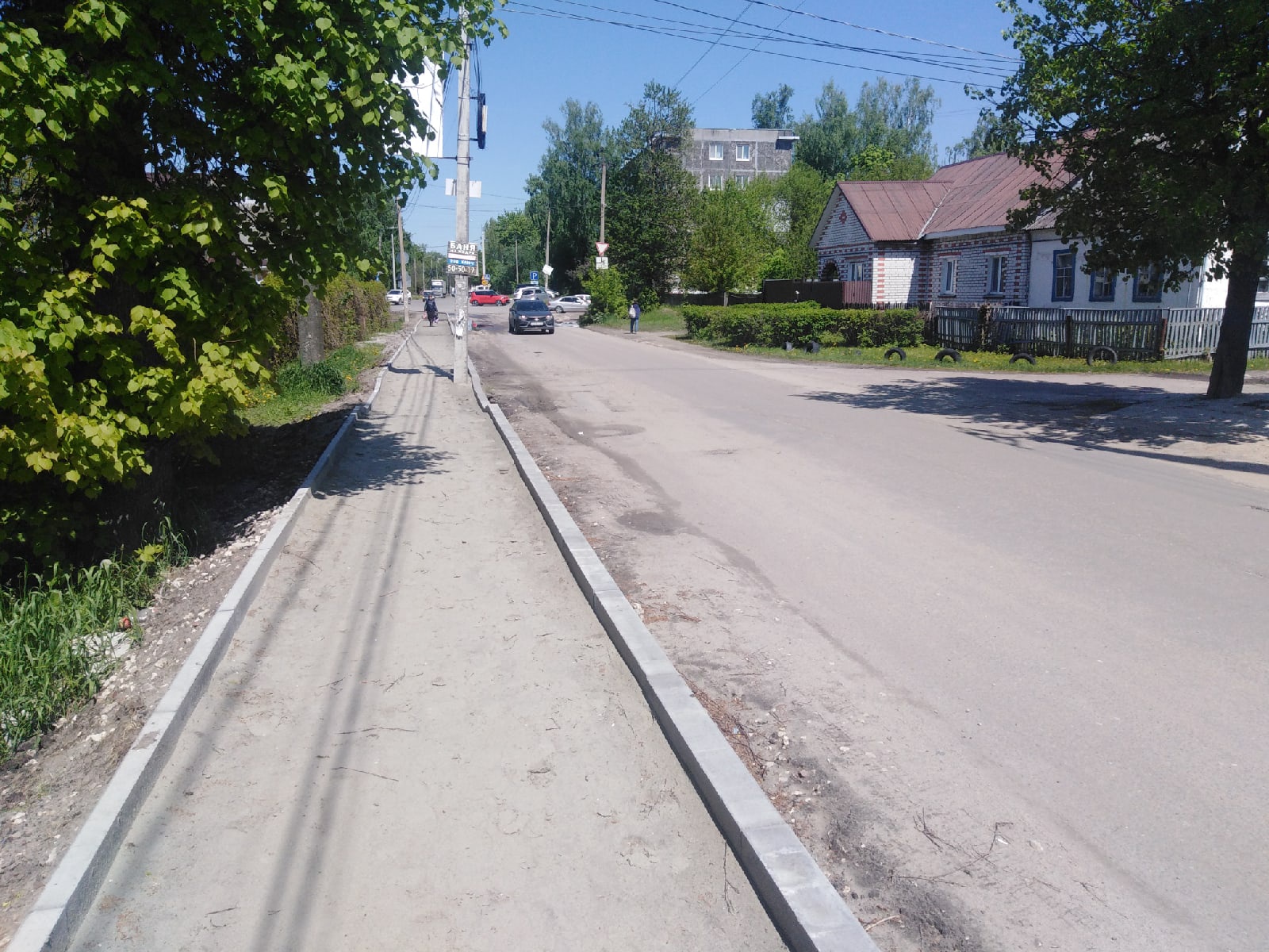 По дорожному нацпроекту в Брянске на улице Шолохова обновят 2,1 километра дороги