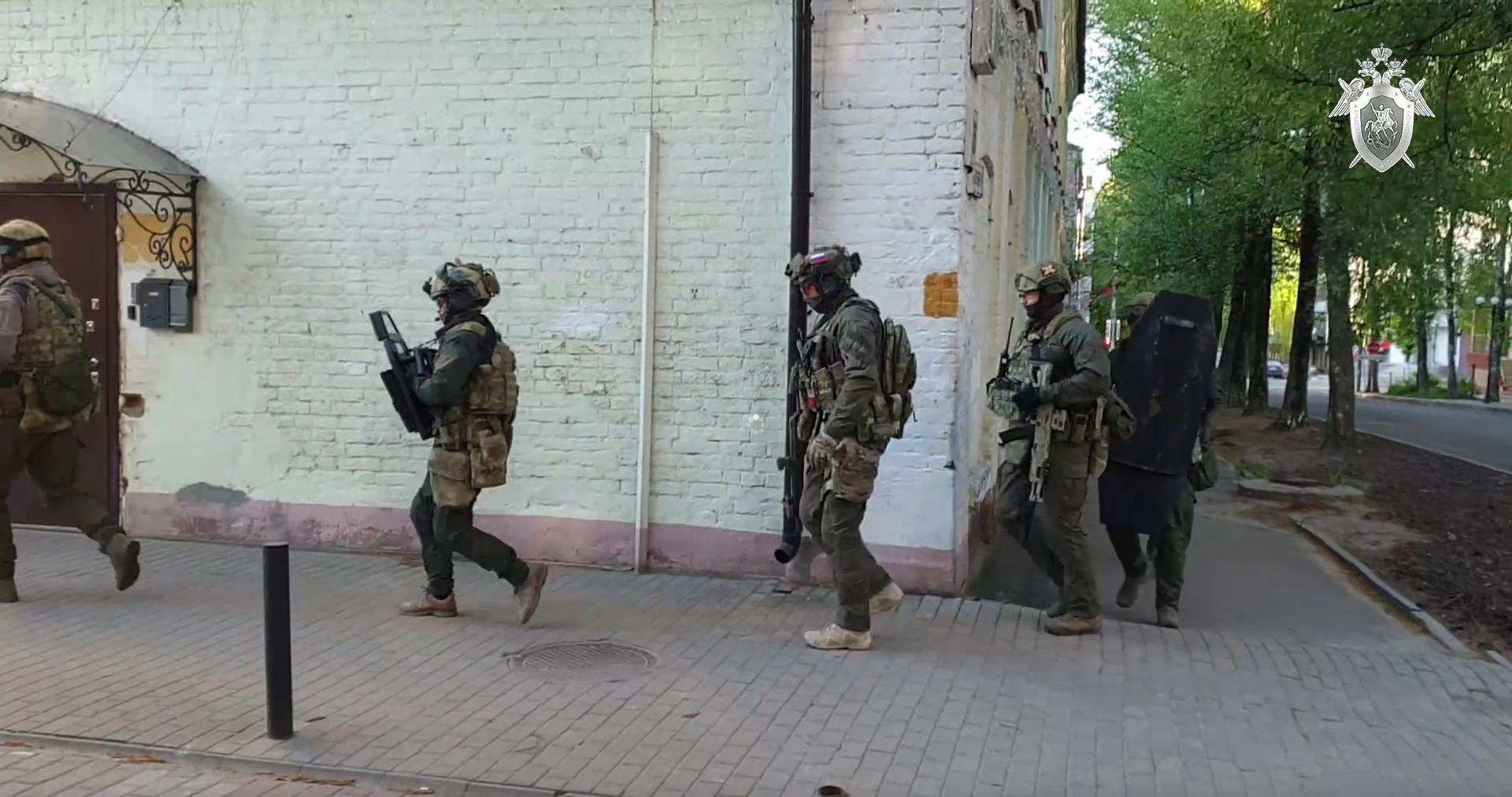 Видео задержания в центре Брянска участника «Саранской группировки» опубликовал СК РФ