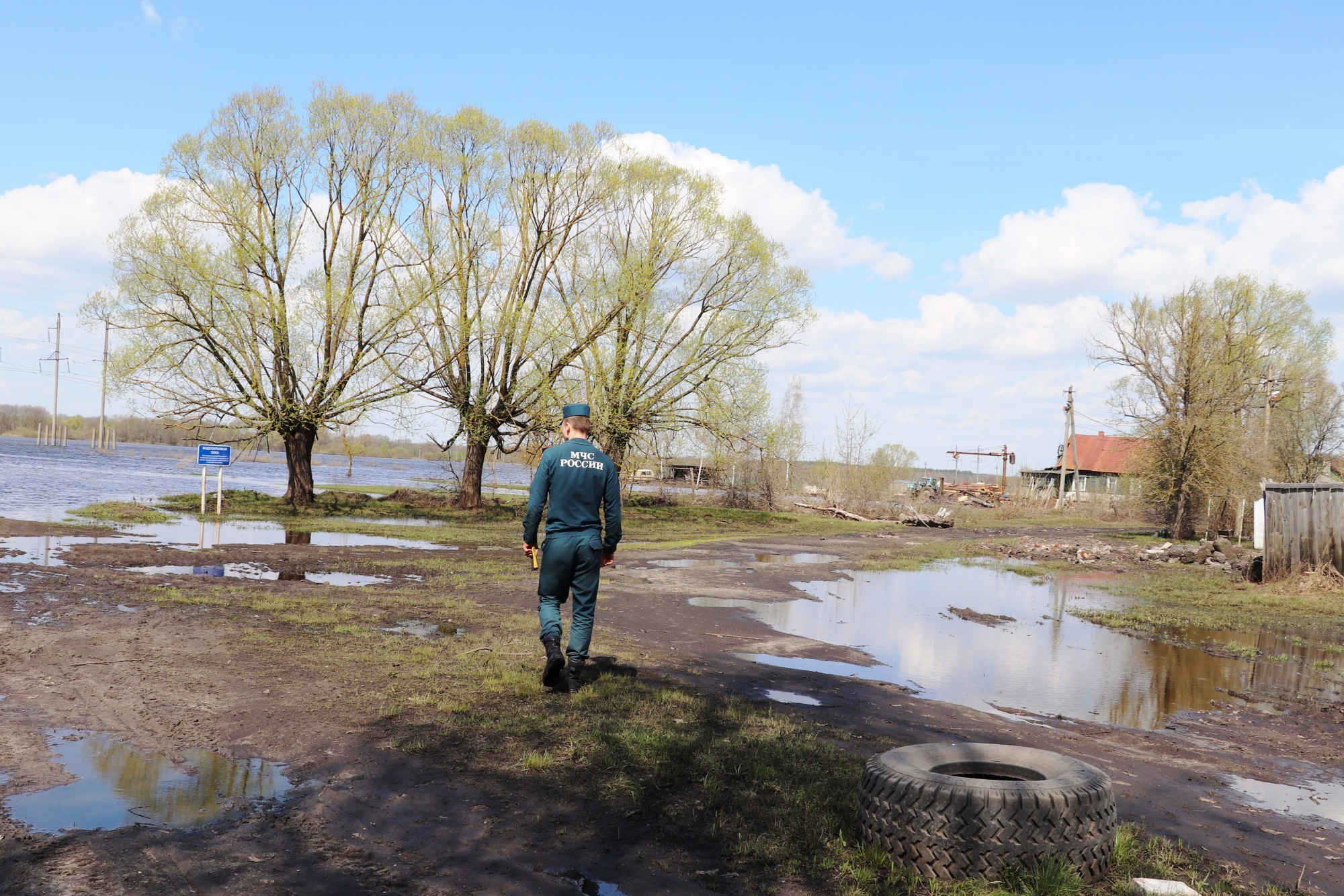 В Брянской области из-за паводка остаются затопленными 15 домов и 327 приусадебных участков