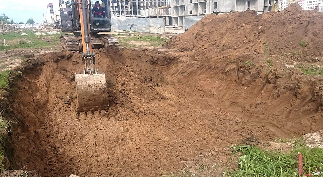 В Брянске началось строительство автодороги на улице имени Олега Визнюка