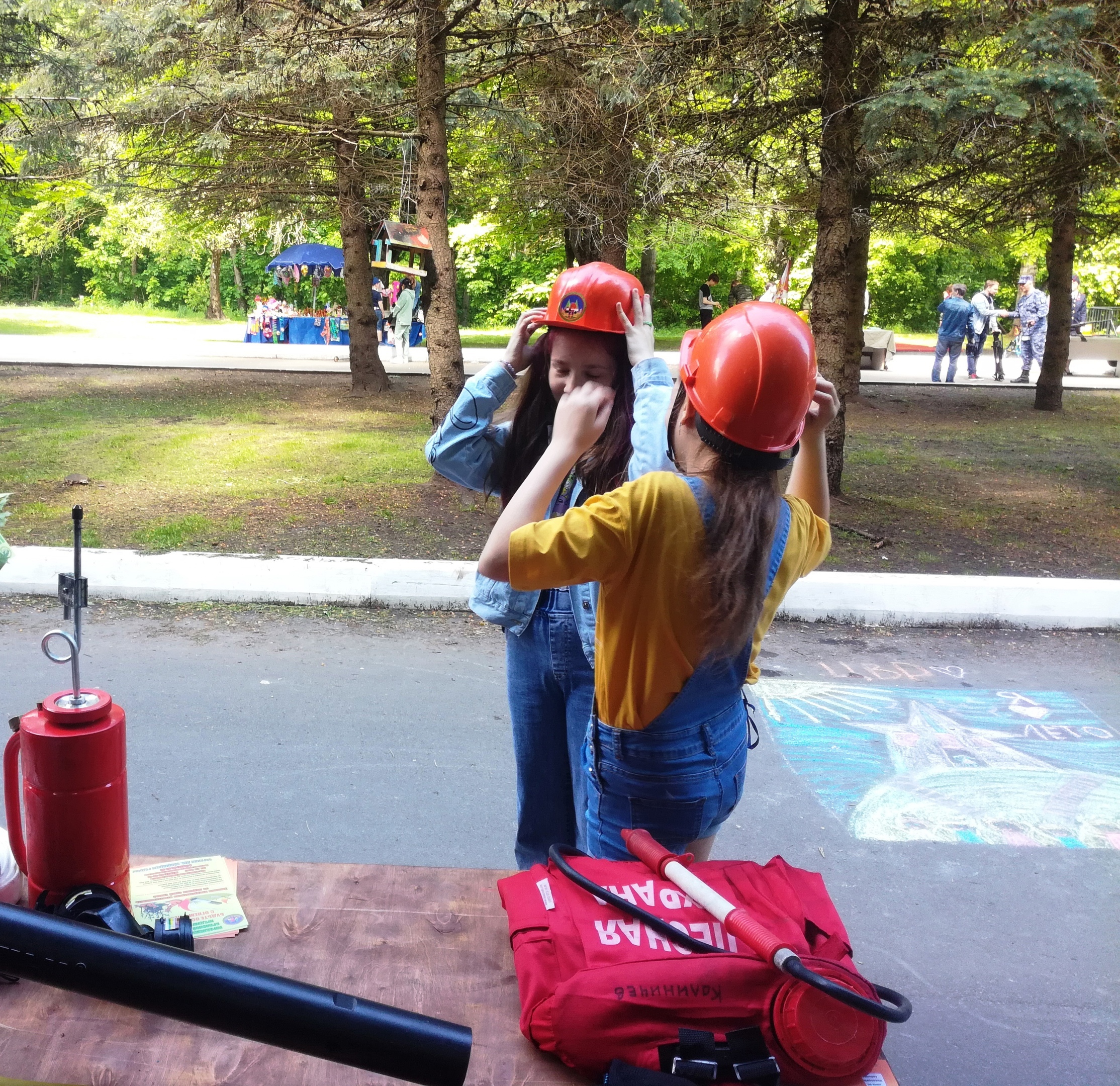 День защиты детей прошел вместе с лесными пожарными Брянской области