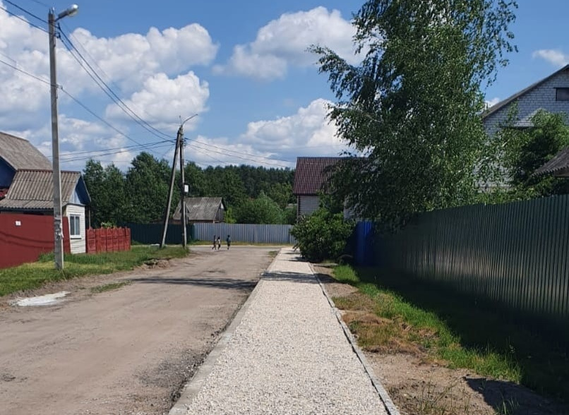 В частном секторе по переулку Герцена в Брянске появится тротуар