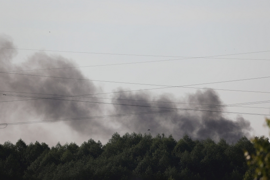В Клинцах Брянской области ликвидировали пожар в воинской части