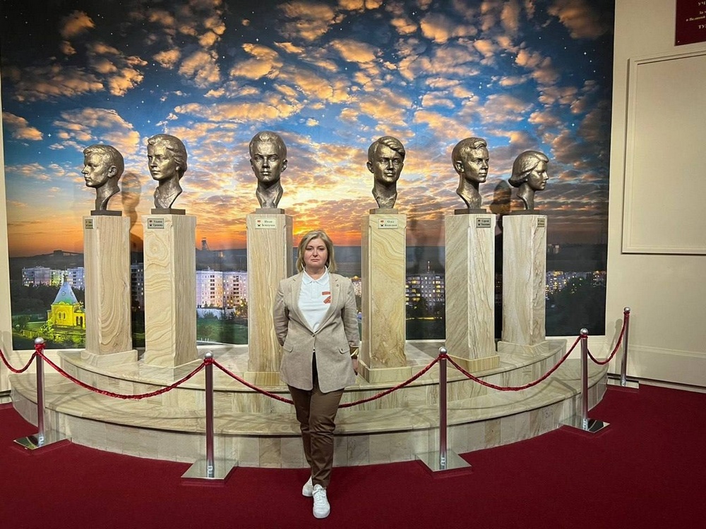 Татьяна Кулешова побывала в музее на Донбассе