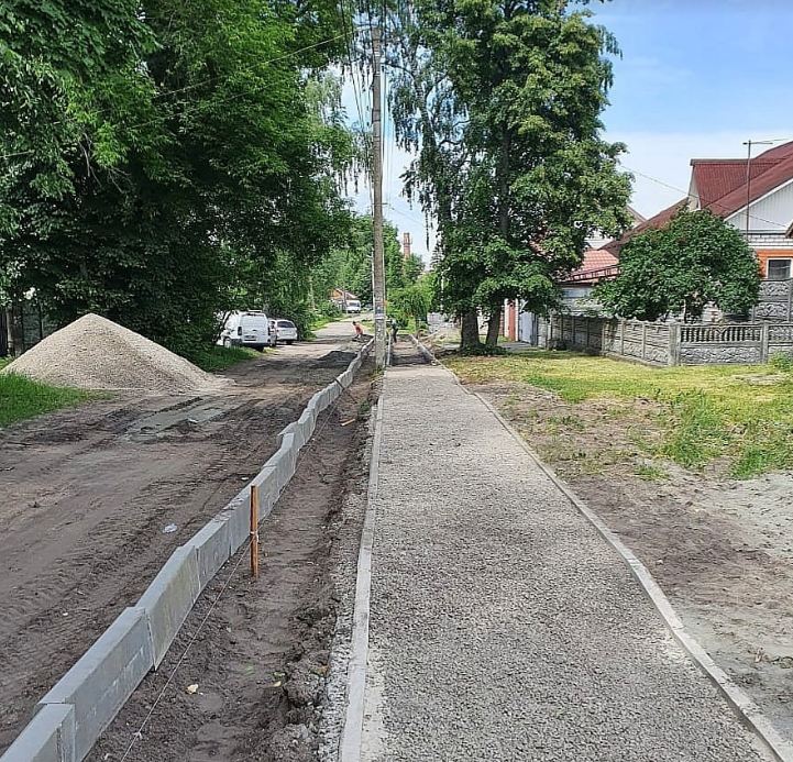 В Брянске по нацпроекту ремонтируют улицу Тельмана