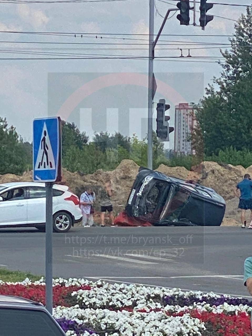 Жуткая авария произошла возле ТРЦ «Аэропарк» в Брянске