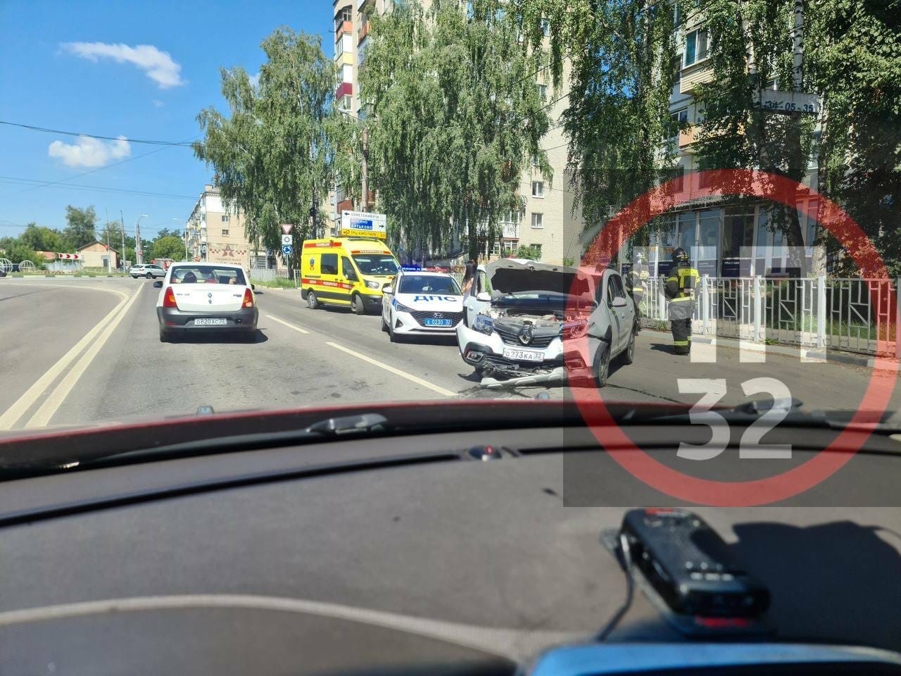 В Московском микрорайоне Брянска произошло ДТП