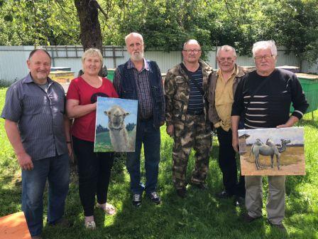 В Унечском районе состоялся первый зоологический пленэр художников-живописцев