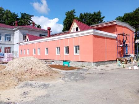 В Унечской школе №5 капитальный ремонт ведется активными темпами