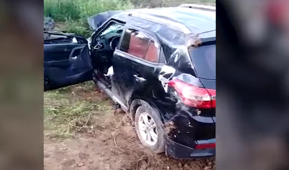 Заснувшая за рулем 35-летняя женщина опрокинула автомобиль на брянской трассе