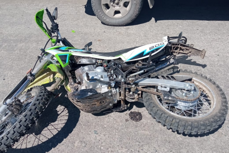 В брянской деревне Добрунь пьяный мотоциклист разбился в ДТП