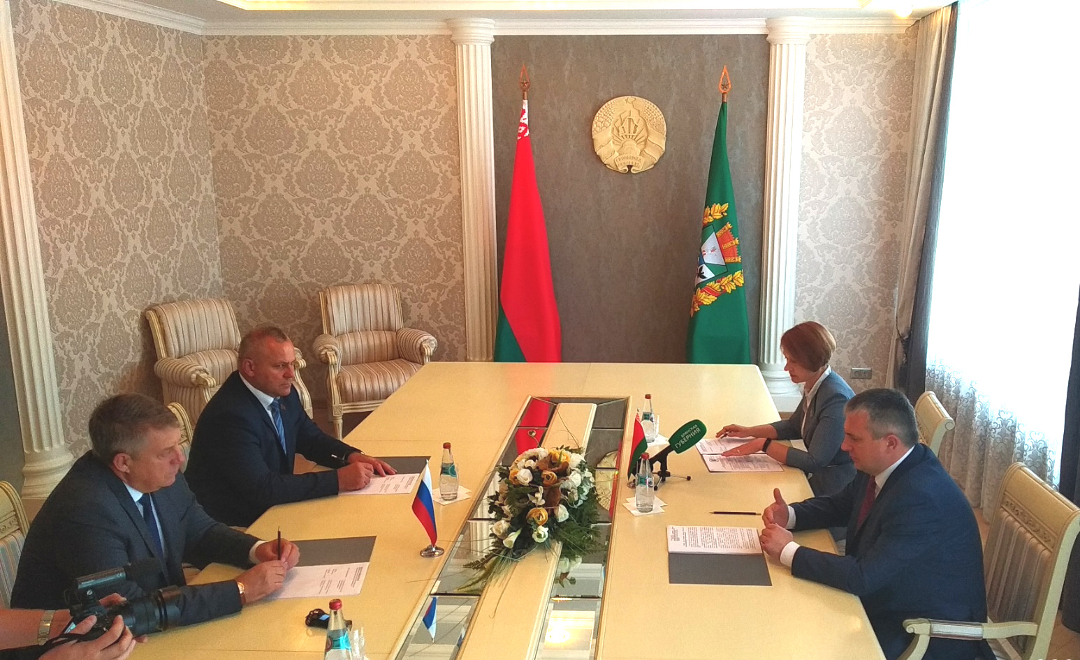 Брянский губернатор прибыл с визитом в Гомельскую область Республики Беларусь
