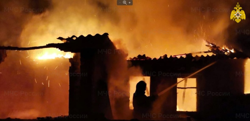 В Клинцовском районе на пожаре погиб 51-летний мужчина