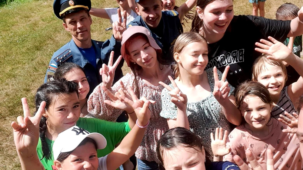 В детских лагерях Брянской области проводятся уроки противопожарной безопасности