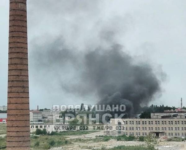 В Брянске на заводе «Литий» произошел пожар
