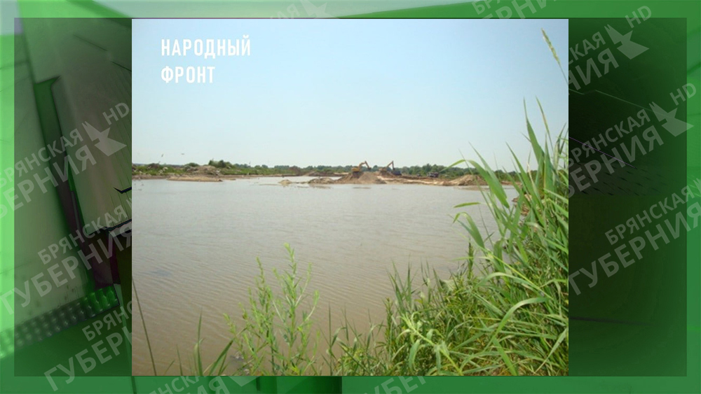 ОНФ обнаружил в Брянской области факт добычи песка на сельскохозяйственных землях