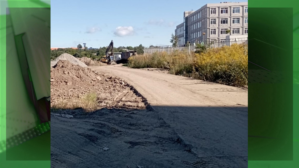 В Брянске строят дорогу к новой школе №72