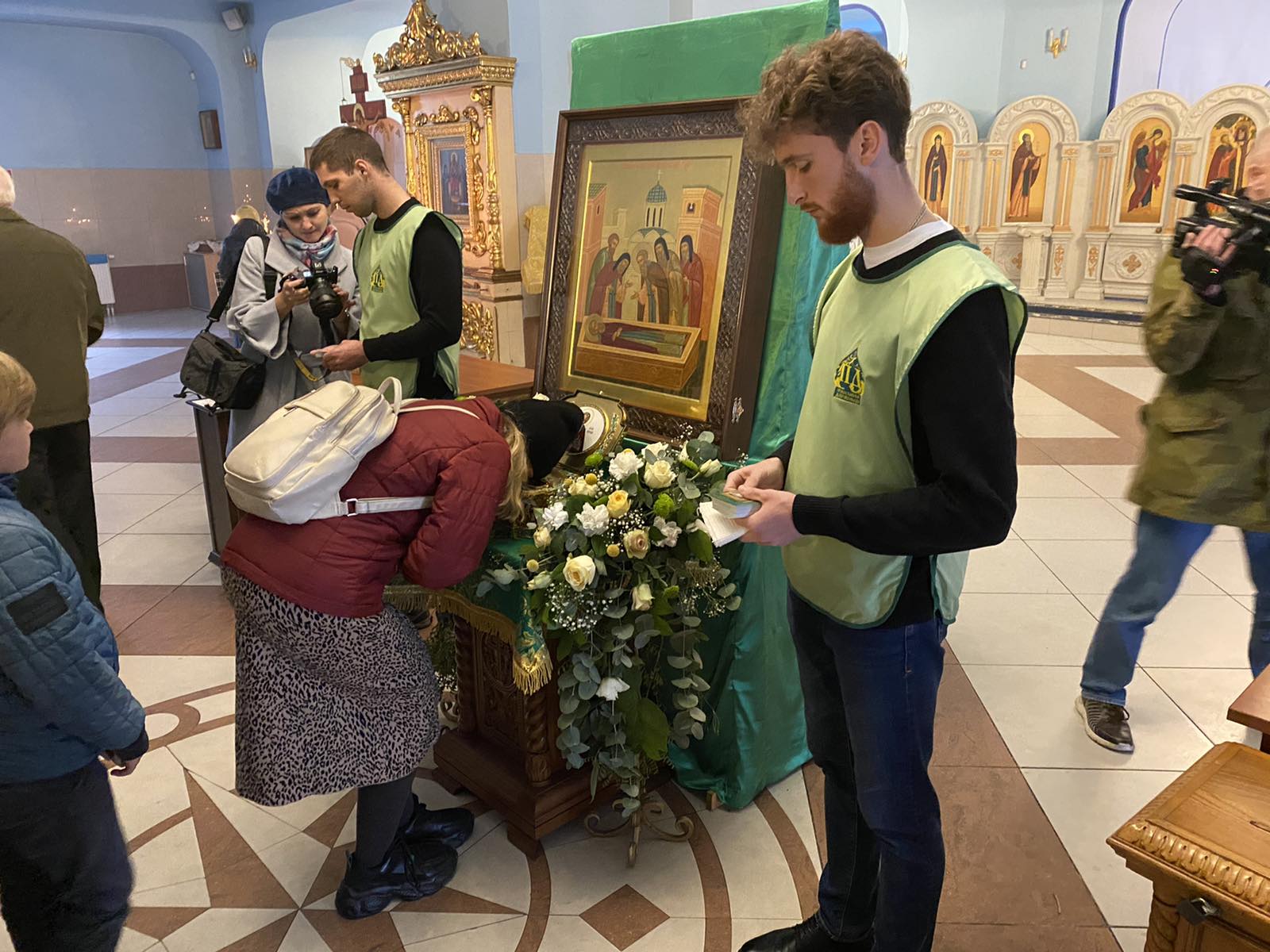 В Брянск доставили мощи преподобного Сергия Радонежского