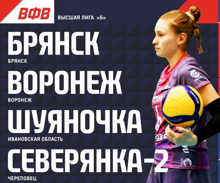Брянские волейболистки стартуют в чемпионате России высшей лиги «Б»