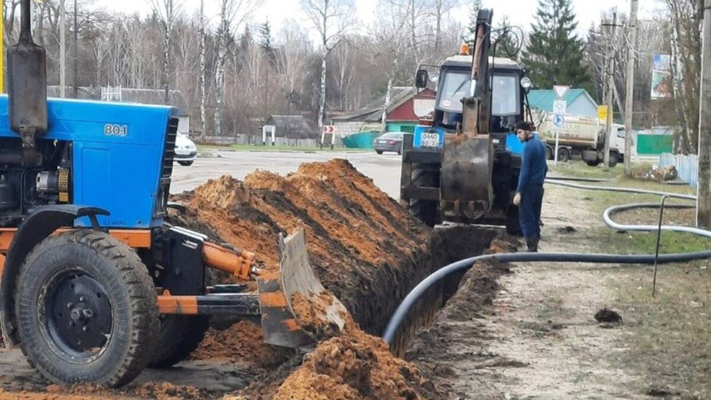 В Унече отремонтировали водопровод