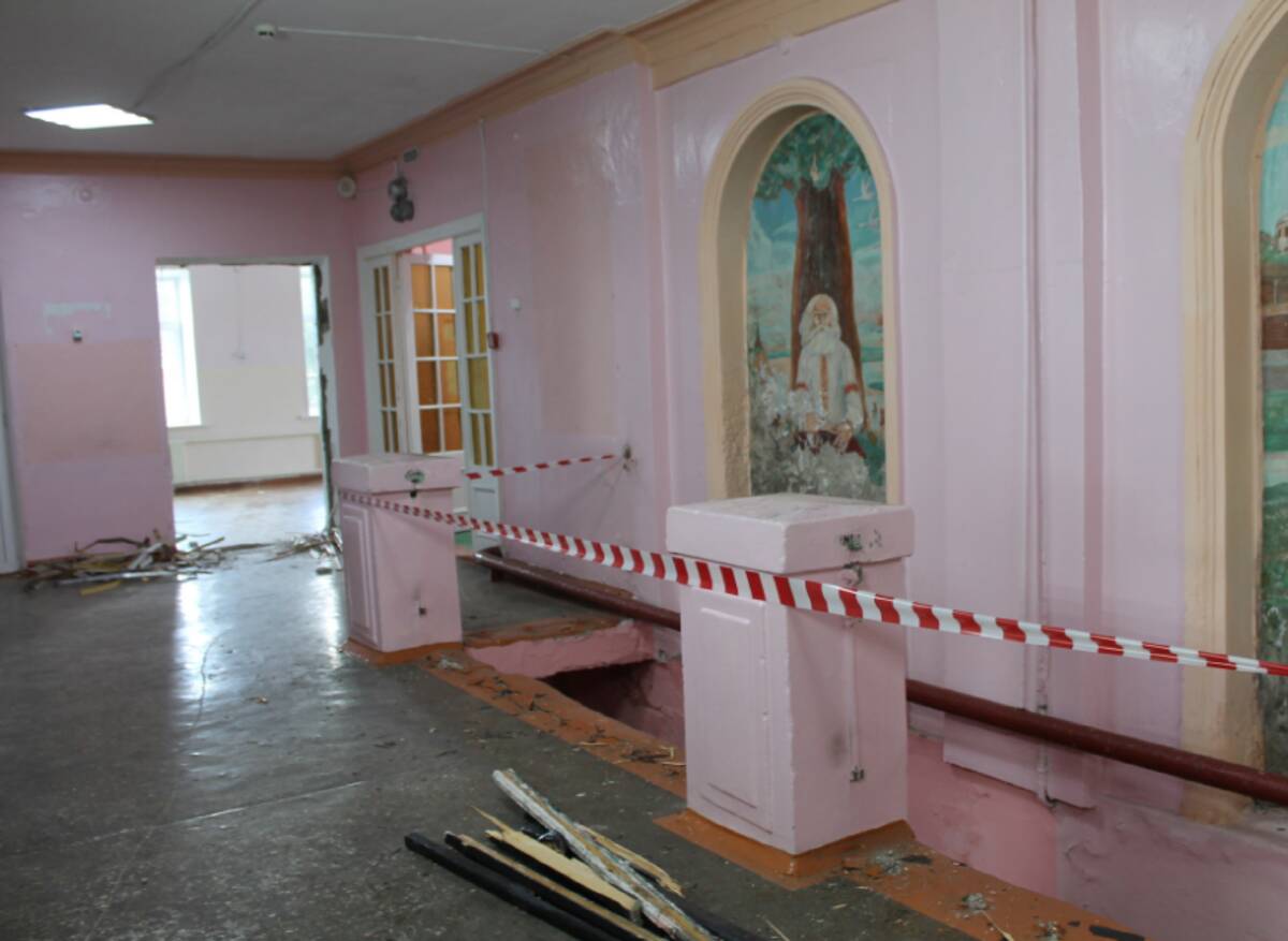В Брасовском районе приступили к капитальному ремонту школы