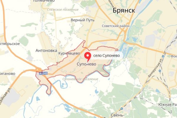 В селе Супонево Брянского района ввели режим «Чрезвычайная ситуация»
