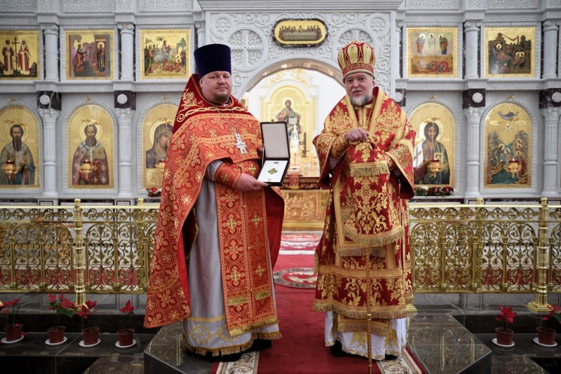 Секретарь Клинцовской епархии протоиерей Василий Воликов удостоен высокой награды