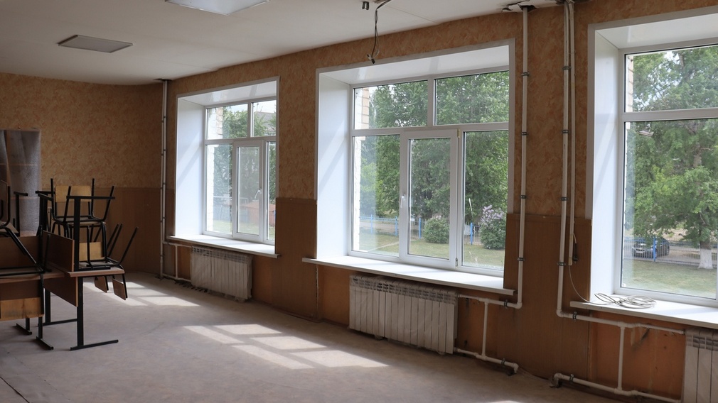 В школе № 28 города Брянска идет масштабный ремонт за всю историю этого учебного заведения