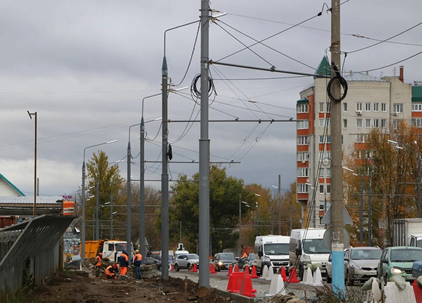 В Брянске заменят более 170 опор контактной троллейбусной сети