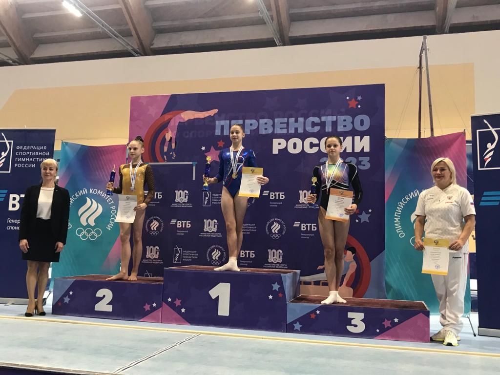 Юная брянская гимнастка завоевала бронзу на первенстве России