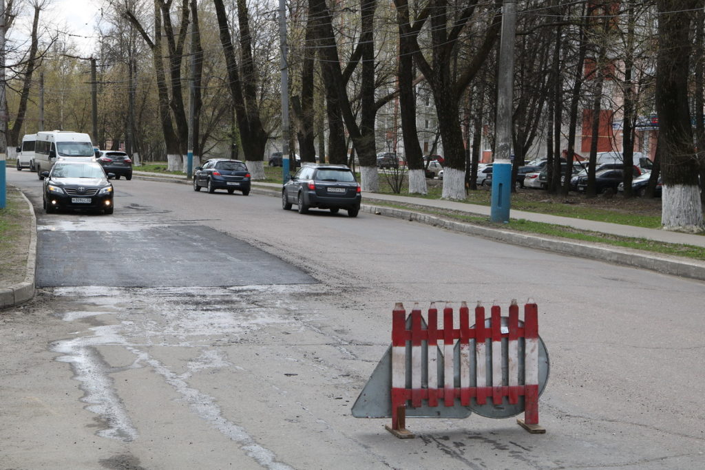 В Брянске отремонтировали 21 тысячу квадратных метров дорог