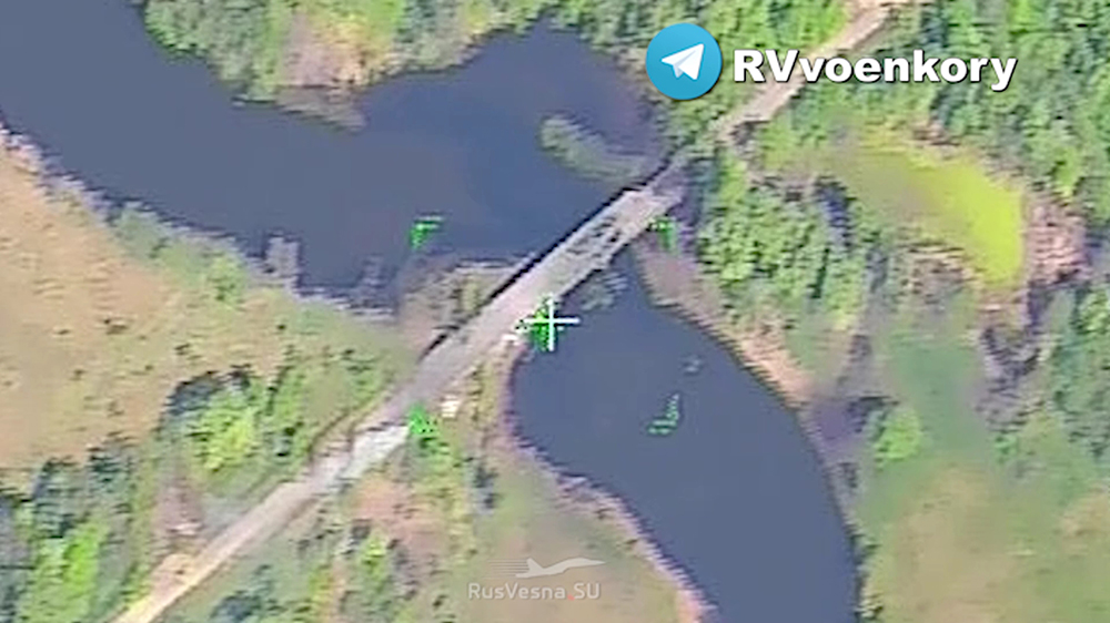 Уничтожен ещё один мост, по которому в Брянскую область проникала диверсионная группа (ВИДЕО)