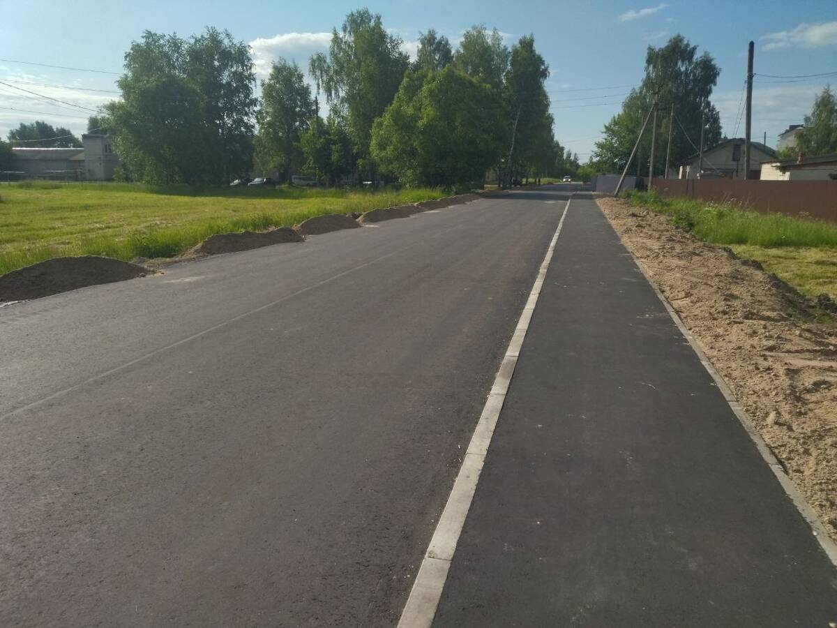 В Суземке отремонтировали дорогу на улице Брянская
