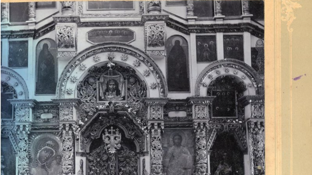 Брянцам показали иконостас храма в Севске начала XX века