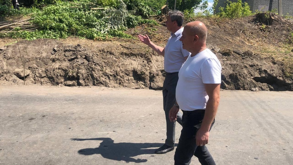 В Клинцах Брянской области продолжается ремонт улицы Складочной