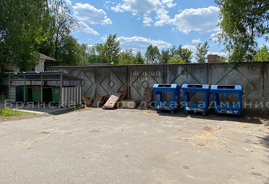 Управляющие компании в Брянске обяжут содержать мусорные площадки