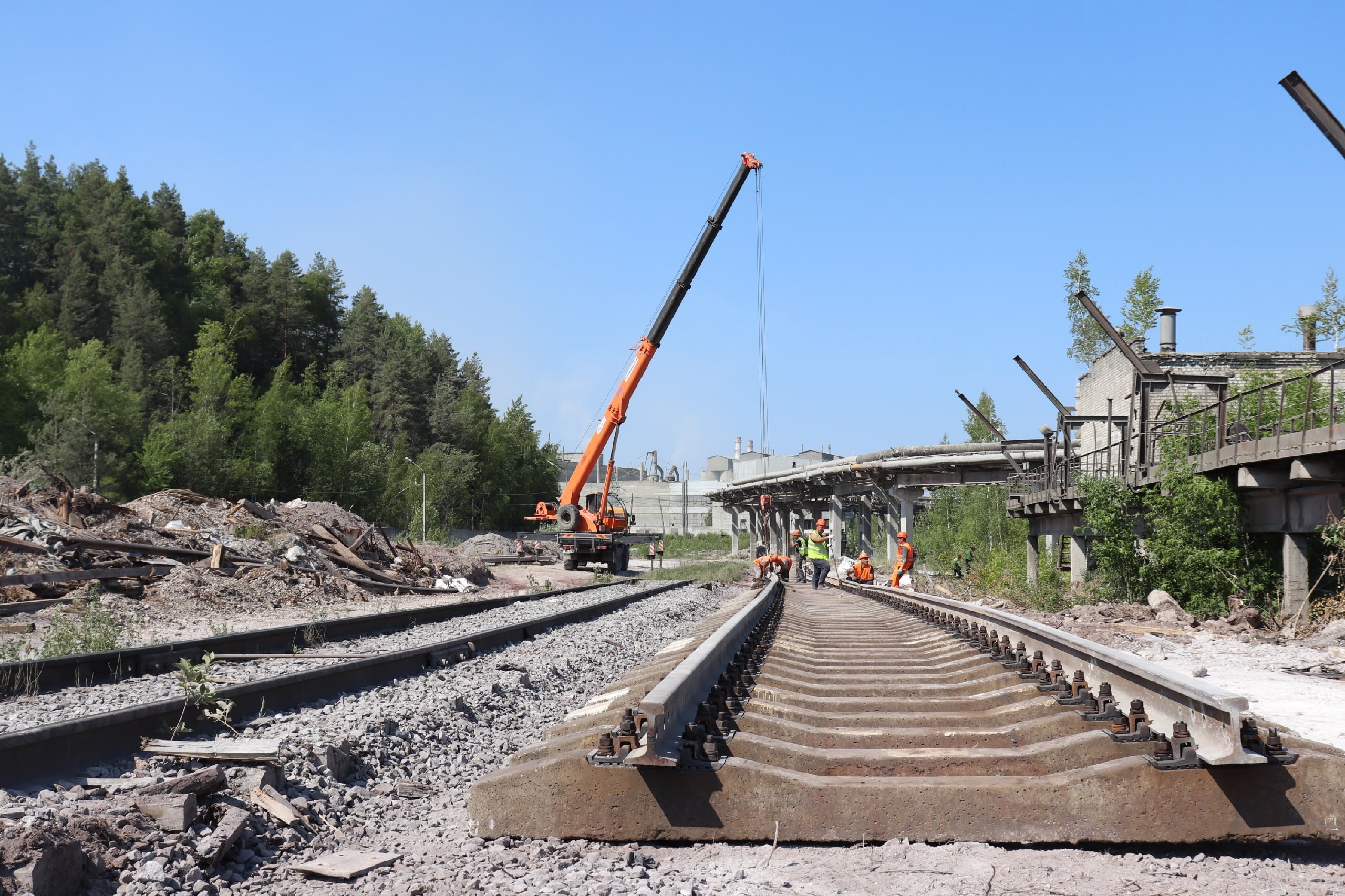 На "Мальцовском портландцементе" под Брянском проложат 2,8 км новых железнодорожных путей