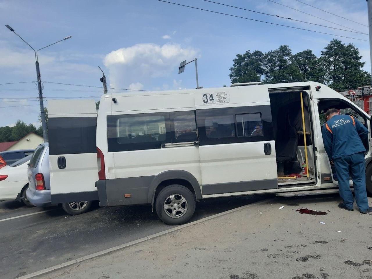 В Брянске в ДТП попала маршрутка №34: пострадали восемь человек