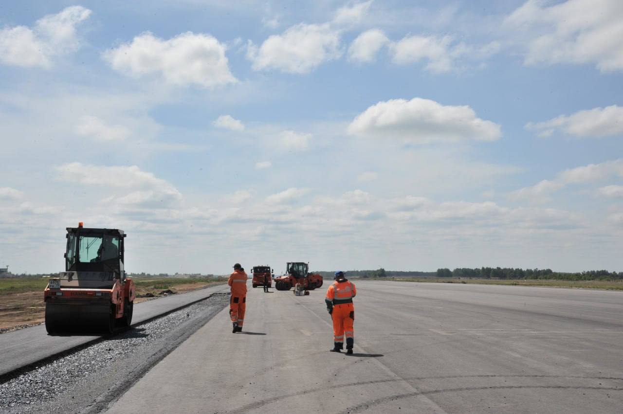 В международном аэропорту «Брянск» построили новую взлётно-посадочную полосу