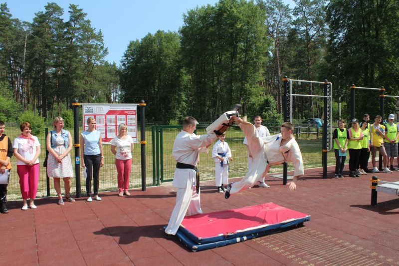 На площадке ГТО Ржаницкой школы Жуковского округа состоялся «День рекордов»