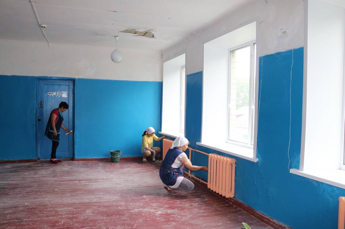 В школах Комаричского района Брянской области  начались ремонты