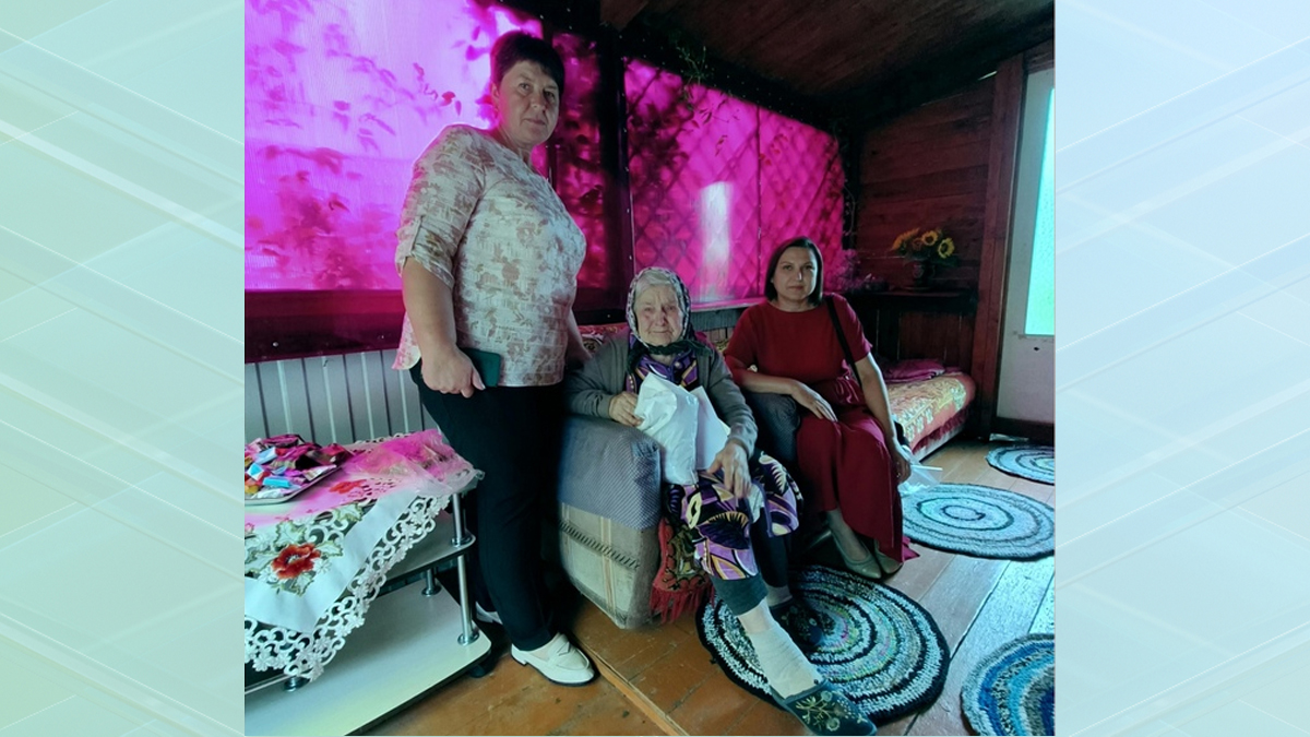Брянская долгожительница Тамара Рязанцева отметила 95-летие