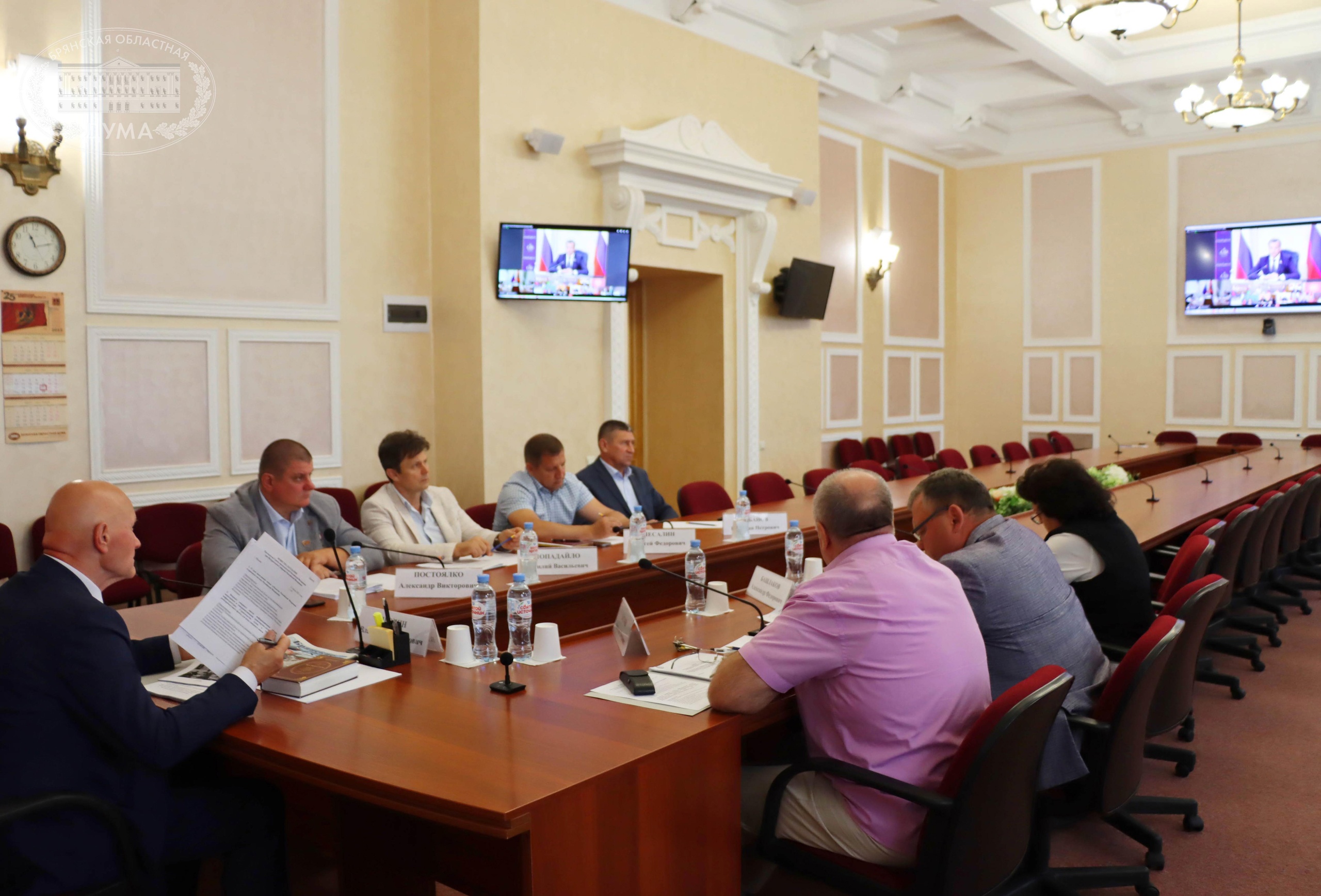 Депутаты Брянской облдумы приняли участие в работе президиума Совета законодателей РФ