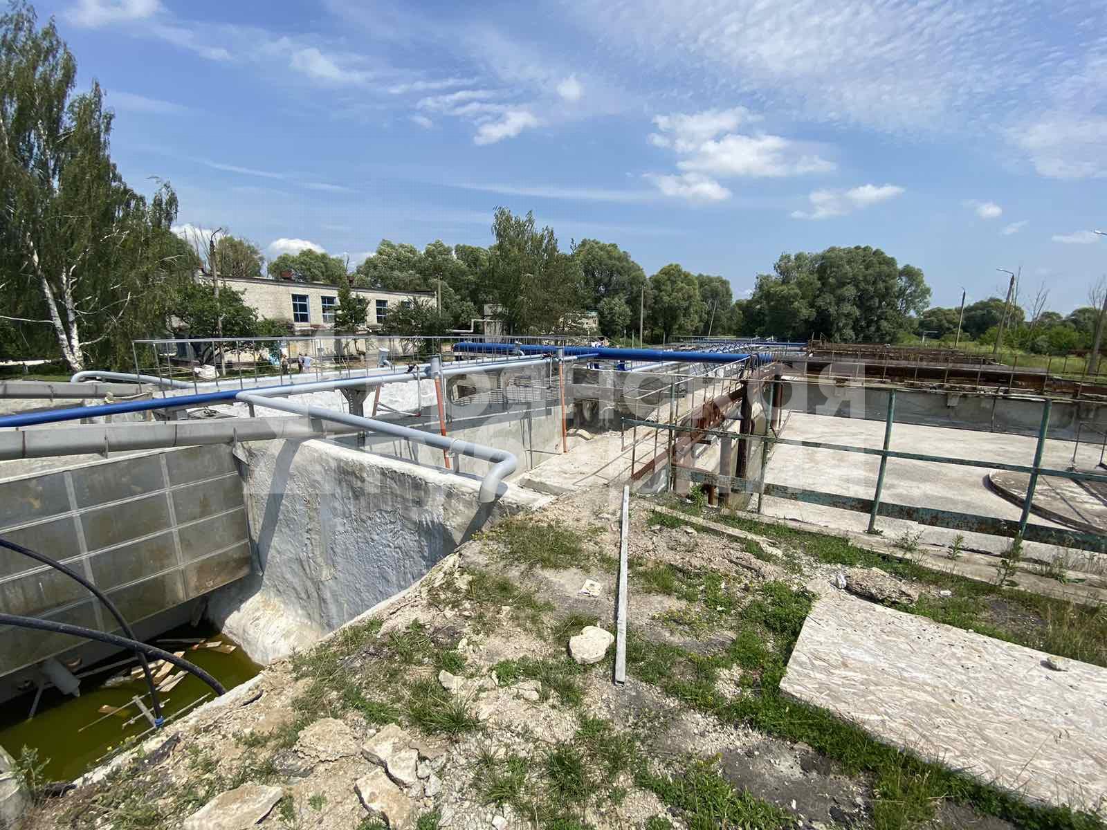 Реконструкция очистных сооружений в Трубчевске затянулась из-за паводка