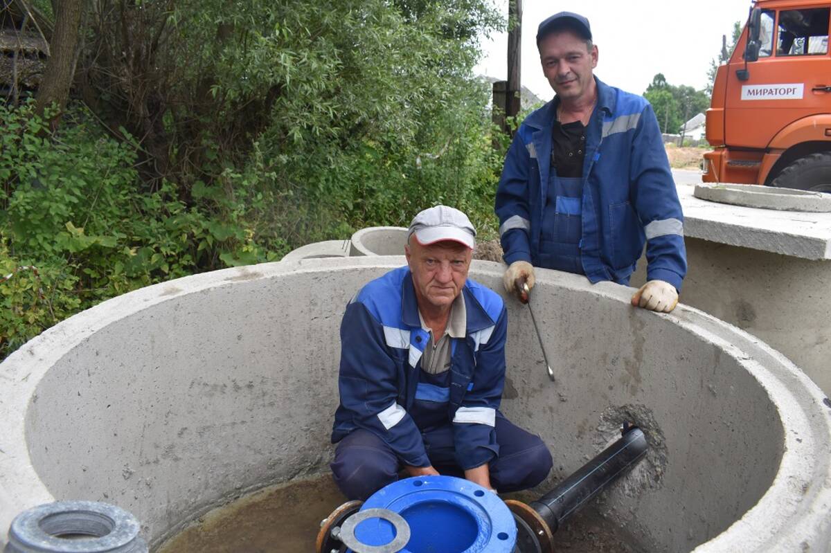 По программе «Чистая вода» в брянском поселке Клетня строят объекты водоснабжения
