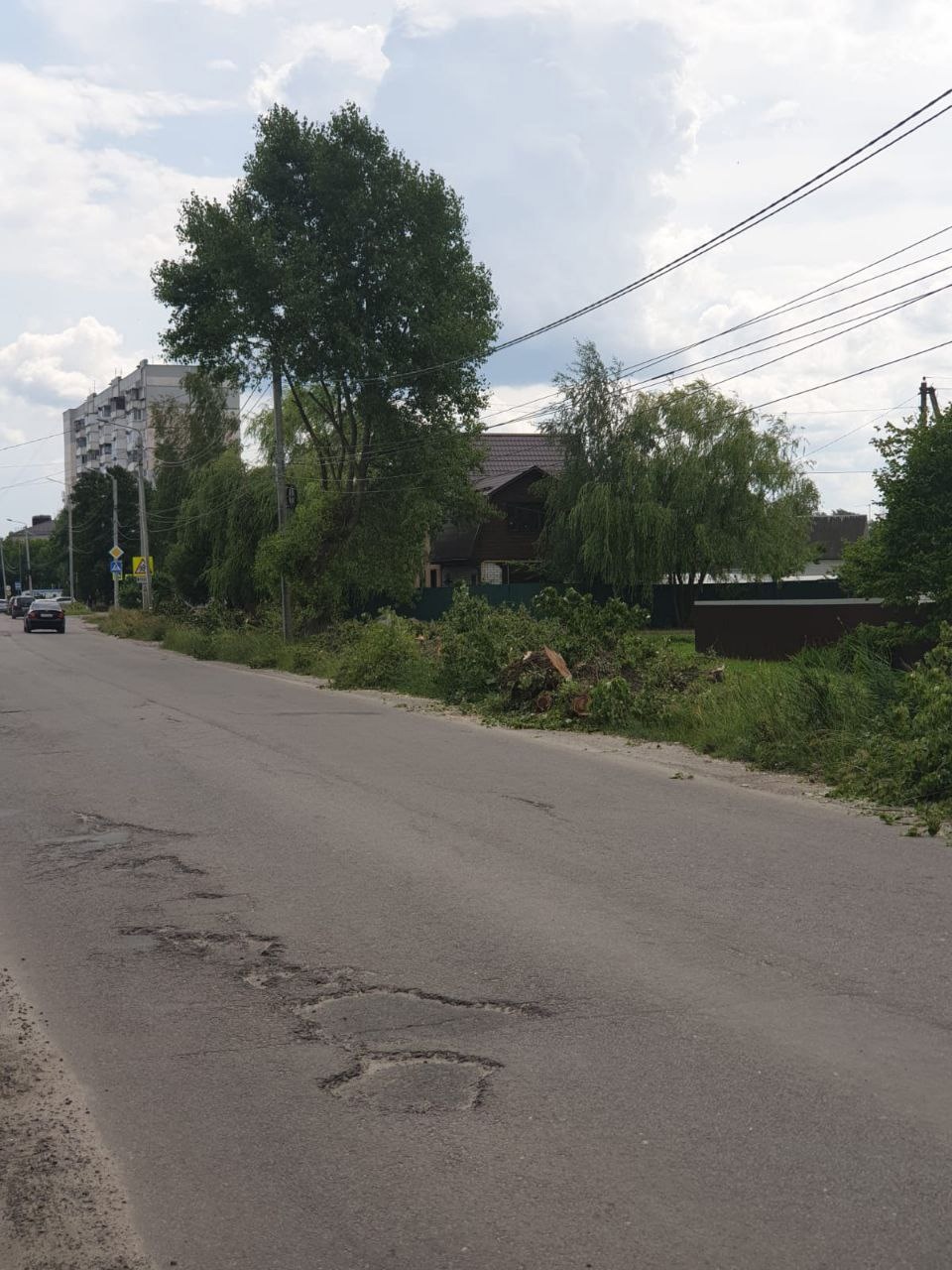 Подрядчик не торопится с ремонтом дороги на улице Почтовой в Брянске