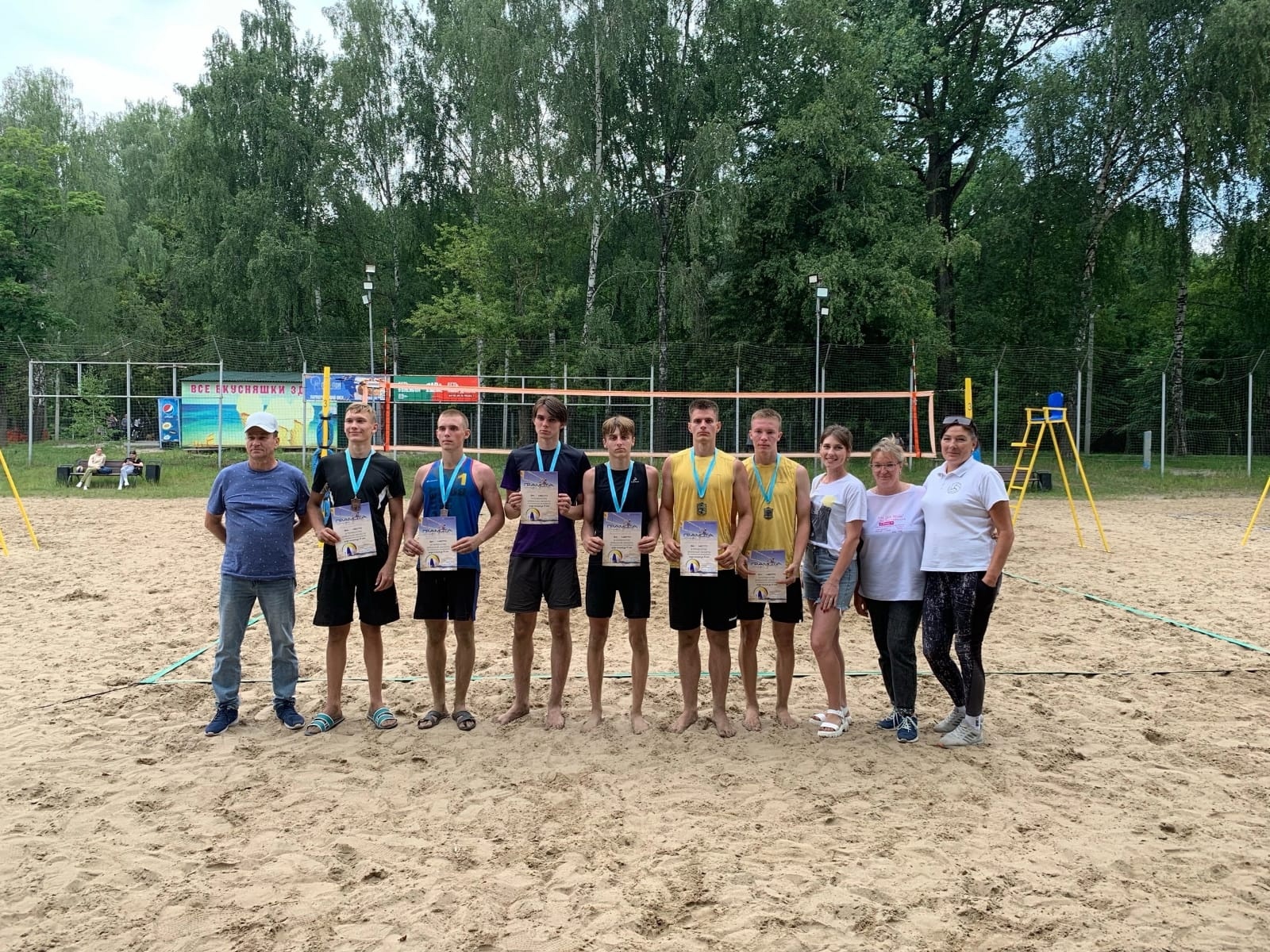 Определены победители первенства Брянской области по пляжному волейболу