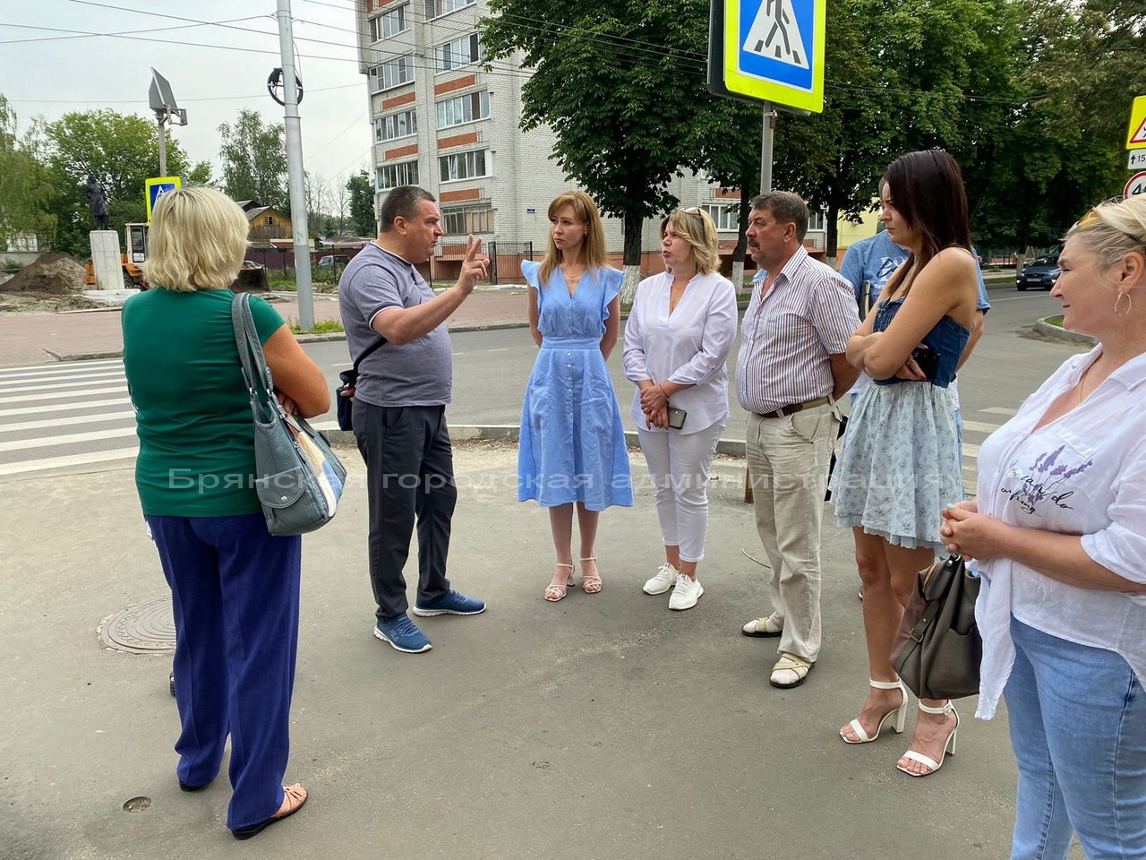 В Володарском районе Брянска отремонтируют фасады домов по улице Пушкина