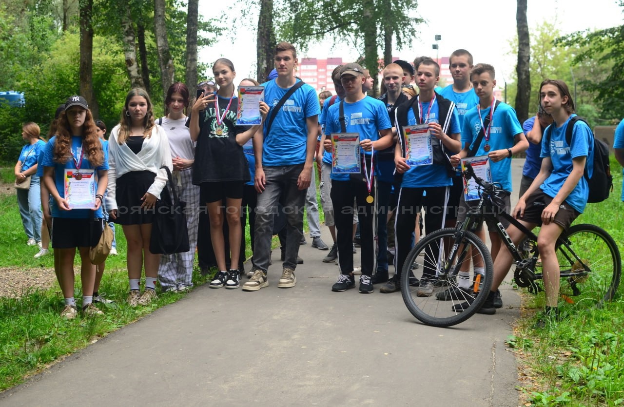 В Брянске для подростков устроили забег «Ориентация – спорт»
