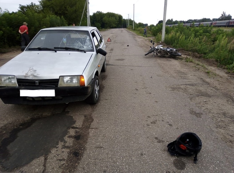 В брянском посёлке Климово в ДТП попал 16-летний мопедист